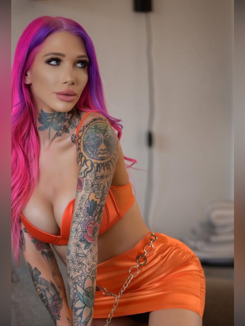 Savage X Fenty Orange Padded Underwire Bra